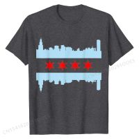 Chicago Flag Skyline Men Women Kids T-Shirt New Arrival Design Top T-shirts Cotton Men Tops Tees Design