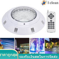 (คลังสินค้าพร้อม) AC12V RGB 12/18/25/35W ไฟ LED สระว่ายน้ำกันน้ำติดผนัง 18 คีย์รีโมทคอนโทรลไฟใต้น้ำ