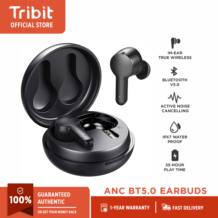 tribit active noise cancelling bluetooth 5.0 earbuds