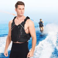 Professional Sailing Water Skiing Life Jacket Vest Water Sports Safety Life Jacket Portable Adult Survival Jacket  Life Jackets