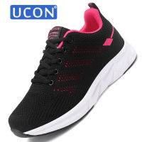 UCON รองเท้ากีฬาสตรีแฟชั่นคลาสสิกรองเท้าที่ใส่เดินได้อย่างสบายฤดูใบไม้ผลิฤดูร้อนรองเท้าตาข่ายระบายอากาศที่สะดวกสบายใหม่35-41