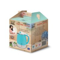 HKN กาต้มน้ำไฟฟ้า FAMILY Electric Kettle กาน้ำร้อนไฟฟ้าสแตนเลส 1.8 ลิตร สีชมพู กระติกต้มน้ำ กาต้มน้ำ