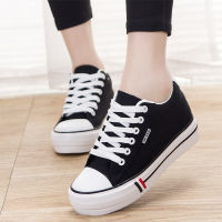 Increased Female Canvas Shoes Women Sneakers Breathable Casual White shoes Woman Spring and Autumn Canvas Shoes