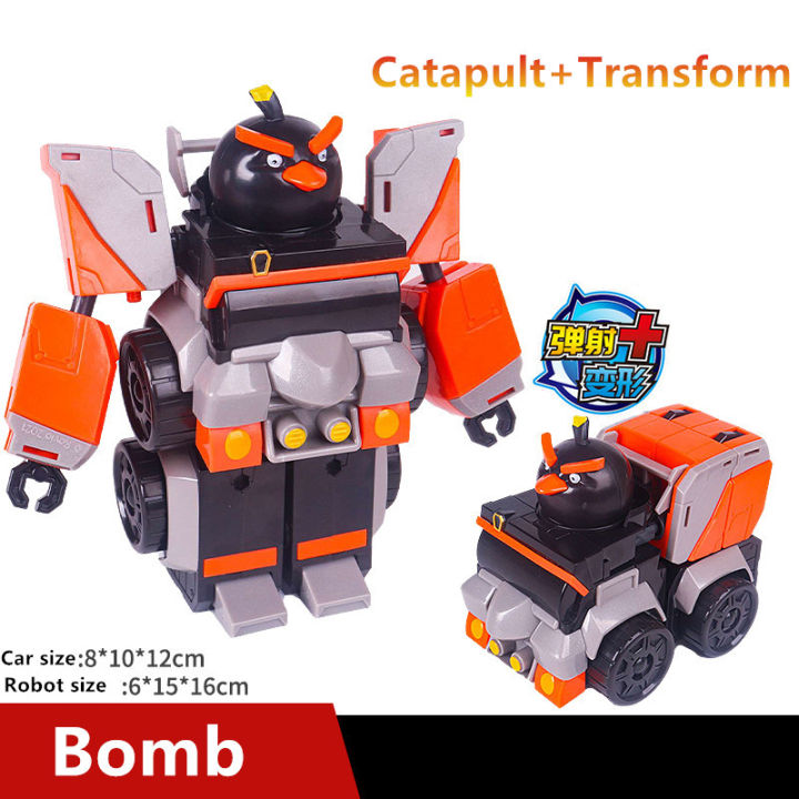 original-angry-birds-2-catapult-transform-vehicleman-deformation-robot-car-red-chuck-action-figure-ของเล่นเด็กของขวัญ