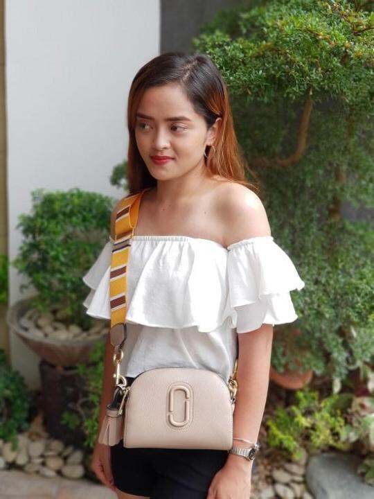 M.A.R.C J.A.C.O.B.S Shutter Leather Camera BagBeige Lazada PH