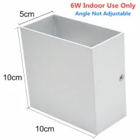 Aluminium Wall Lamp 6W 12W LED Indoor Outdoor Waterproof IP65 Garden Sconce Porch Light Balcony Lighting Bedside Light