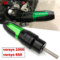 สำหรับKAWASAKI VERSYS1000 650 Versys 650 1000รถจักรยานยนต์CNCอุปกรณ์เสริมป้องกันFallingสไลด์ท่อไอเสียแผ่นกันกระแทกSlider