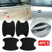 4pcs Car Door Handle Stickers Protection Film Sticker Anti Scratch Decal Cup Protector Bowl Cover Exterior Styling Car Accessori Bumper Stickers Decal