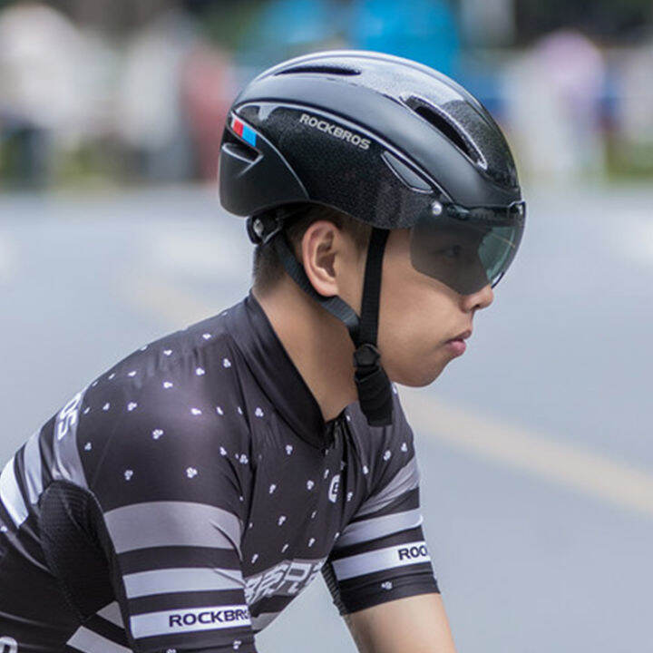 ROCKBROS Bike helmet with goggles High Quality Mountain bike Helmet