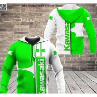 Kawasaki 3D All Over Printed Custom Name HOODIE