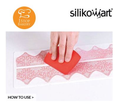 Silikomart TRD05 Fantasy White Tricot Decor 400x200 mm. / พิมพ์ซิลิโคน