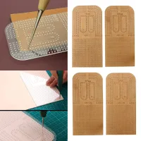 Leather Craft Acrylic Punching Positioning Calculation Ruler Multifuction Stencil Template 175x85mm Shoes Accessories