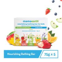 Mamaearth Fruit Based Nourishing Clear Bathing Bar Baby Soap With Glycerine, For Kids 75 Gram X 5