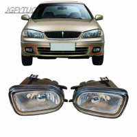 Fog lights For Nissan Almera Sunny 2000 2001 2002 2003 2004 Fog Light fog lamp headlight Clear Pair Bumper lights