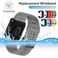 〖Bar watchband〗NewSiliconeBand สาย Forerunner 35 30WatchColorful เปลี่ยนสายรัดข้อมือสายนาฬิกาข้อมือ