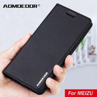 Meizu 16 16x 17 M8 Lite M10 M6 M5 M3 Note 8 9 M5c M6t M6s C9 Pro 6 7 Plus Mx6 U10 U20 X8 M5s Leather Flip Cover Back Cases