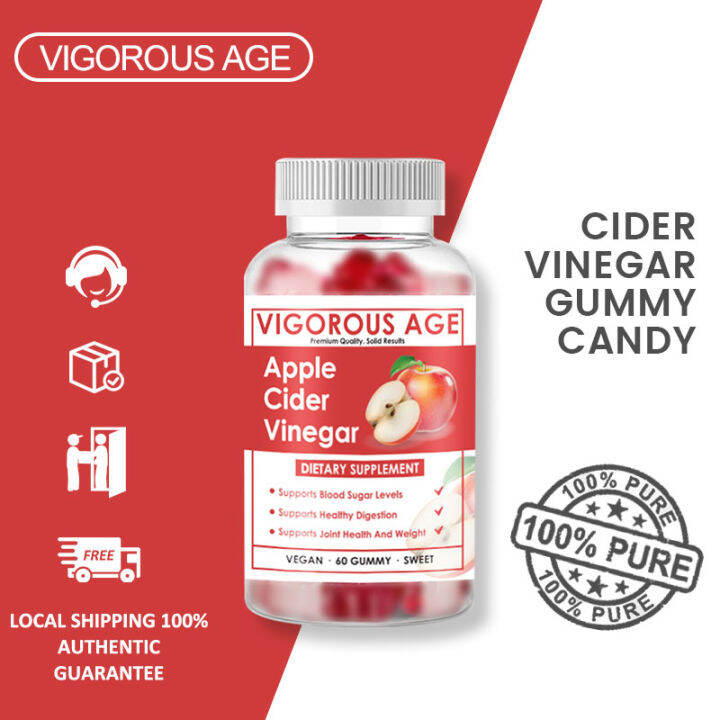 【READY STOCK】 Apple cider vinegar gummy Collagen gummies Weight Loss