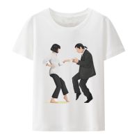 เต้นรำ TShirt สำหรับชาย Pulp Fiction Twist อารมณ์ขันฤดูร้อนเสื้อ T เสื้อแปลกใหม่อินเทรนด์ Fluffy