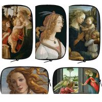 【CC】 Painter Botticelli Painting  Wallet The Birth of Portrait Fashion Money Purse Credit Card Holder