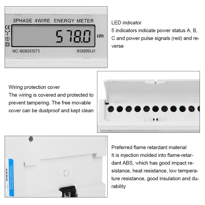 watt-meter-มิเตอร์วัดพลังงานการใช้พลังงานต่ำ-4-สาย-สำหรับอุปกรณ์อิเล็กทรอนิกส์