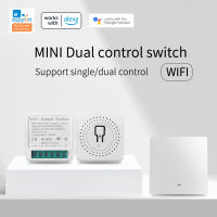 16A Wifi 2.4กรัมมินิสมาร์ทสวิทช์ DIY Tuya ชีวิตสมาร์ท Timing การควบคุมแบบไร้สายรีเลย์ทำงานร่วมกับ Alexa Home อลิซ