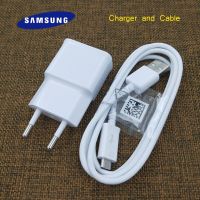 [CNIU digital accessories] เครื่องชาร์จ EU US Samsung ของแท้ปลั๊กตัวแปลงสายไมโคร USB ชาร์จ2A 5V สำหรับ Galaxy S6ขอบ S7บวก A10 C9 C7 C5/A7 A5 2016