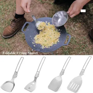 Camping Cooking Spatula Frying Shovel Kitchen Utensils Stainless