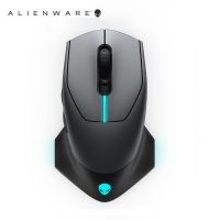 Alienware เมาส์สำหรับเล่นเกมส์แบบมีสาย/ไร้สาย AW610M: เซ็นเซอร์16000 DPI ออปติคอล-7ปุ่ม-3โซนแสง RGB Alienfx