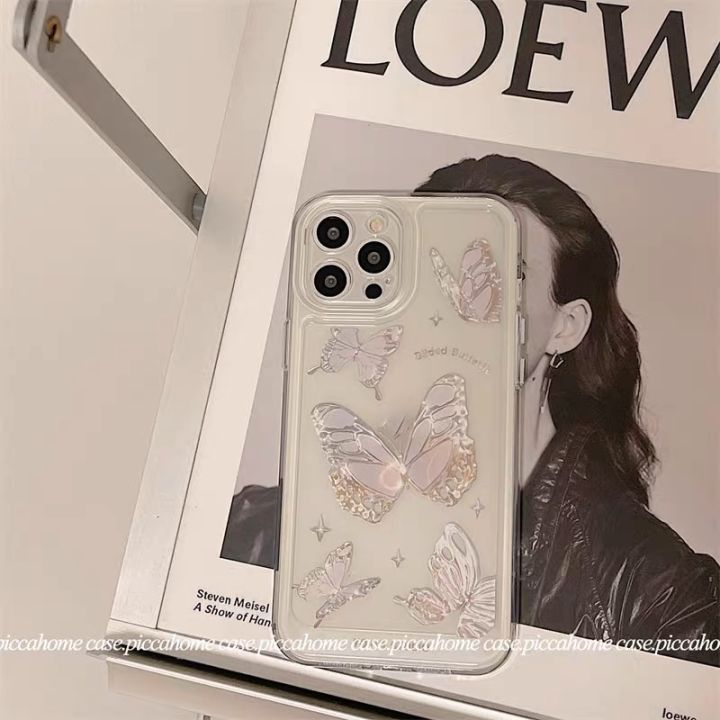 crystal-butterfly-clear-phone-case-compatible-for-tecno-pova-5-lh7n-luxury-transparent-shockproof-bumper-cover