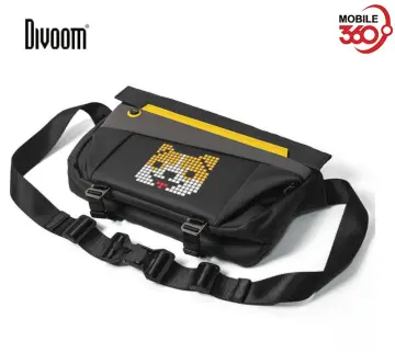 Divoom Sling Bag Customizable Pixel Art Fashion Design Outdoor Sport  Waterproof for Biking Hiking Outside Activity Big Space