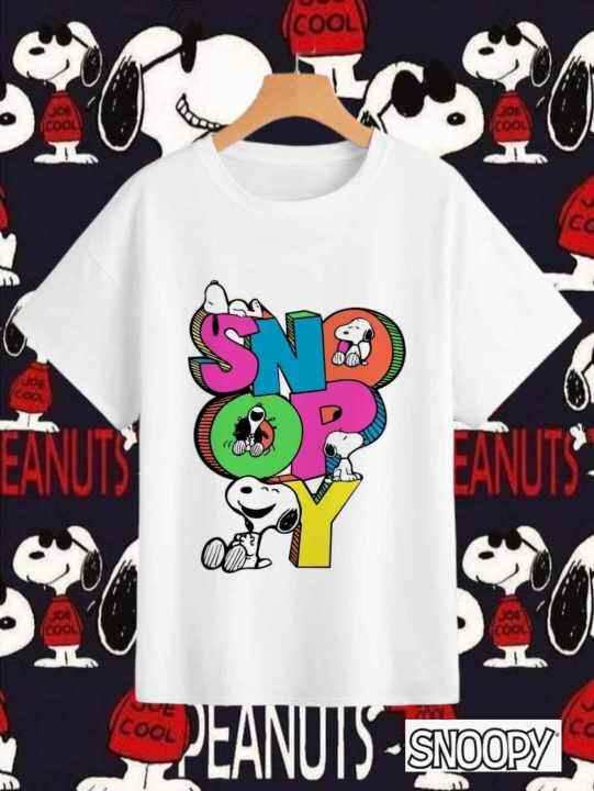 SNOOPY T-SHIRT FOR KIDS AND ADULTS | Lazada PH