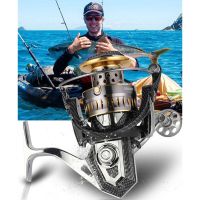 ZZOOI Anti-erosion Saltwater Fishing Reel Steel Bearing Zinc Alloy Gear Aluminum Alloy Spool Metal CNC Arm Metal Foot Spinning Reel