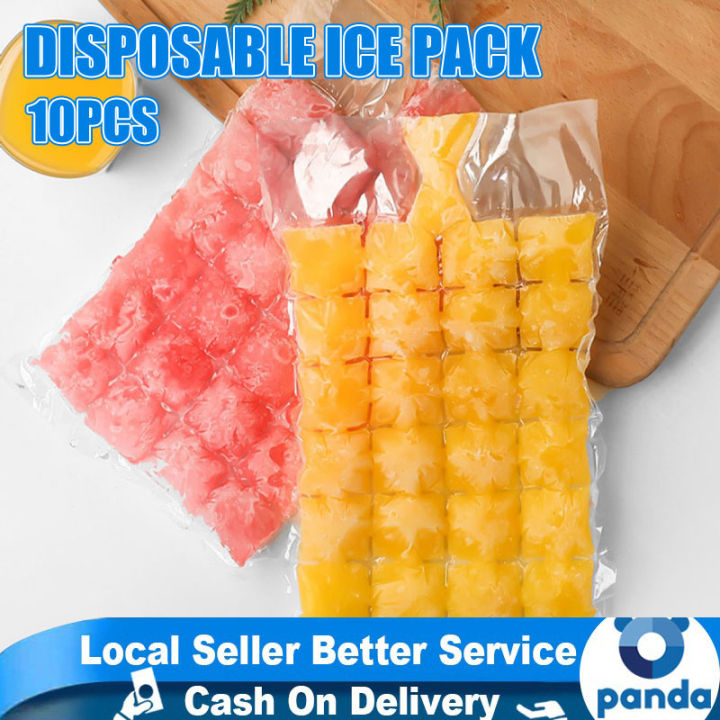 10pcs Disposable Ice Cube Bag