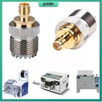 QIANW SMA SMA ขั้วต่อคู่สาย RF ทองเหลืองตรง โซ-239 ตัวแปลง SMA ตัวเมีย ปลั๊กตัวเมีย SMA คุณภาพสูงมาก ซ็อกเก็ต COAX