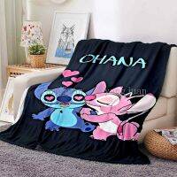 Disney Star Baby Blanket Cute Lilo Cartoon Sofa Hate Ghost Stitch Little Monster 3D Printing Rectangular Sherba Fleece Wear-Resistant Bedding Can Be Customized