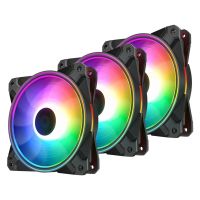 【LZ】✗  DEEPCOOL CF120 PLUS KIT 120 milímetros Endereçável 3 em 1 5V/3PIN RGB Gabinete Do Computador Fã Ventilador CPU Ventiladores De Refrigeração Para A AURA de SINCRONIZAÇÃO Com O Controlador