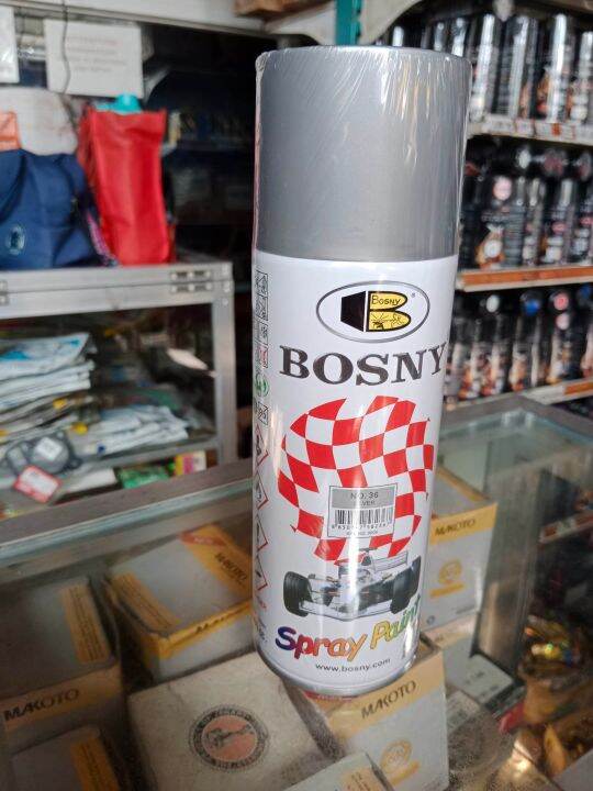 BOSNY SPRAY PAINT SILVER Lazada PH