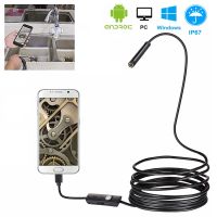 5mm 1/2m Flexible Schlange Inspektion Kamera Wasserdicht Video Endoscop für Smartphone USB Windows PC endoskop Camera