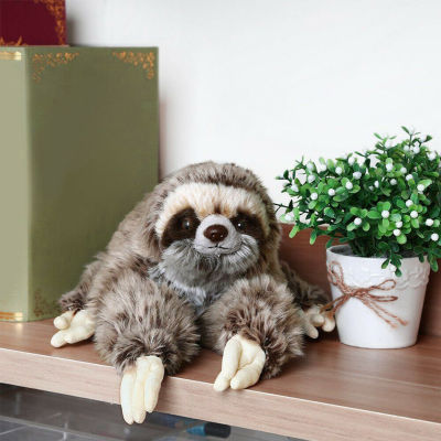 Rebrol【จัดส่งฟรี】 น่ารัก Giant Sloth ตุ๊กตาตุ๊กตาสัตว์ยัดไส้นุ่มของเล่นหมอนของขวัญออกแบบที่ไม่ซ้ำกันปลอดสารพิษ