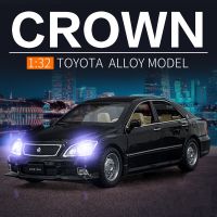 1:32 Toyota Crown Classic Car Alloy Car Model Diecasts Toy Metal Car Model Simulation Sound and Light Collection Kids Toy Gift