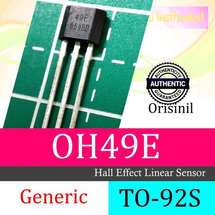 SS49E OH49E Linear Hall Effect Sensor SIP-3 49E | Lazada Indonesia