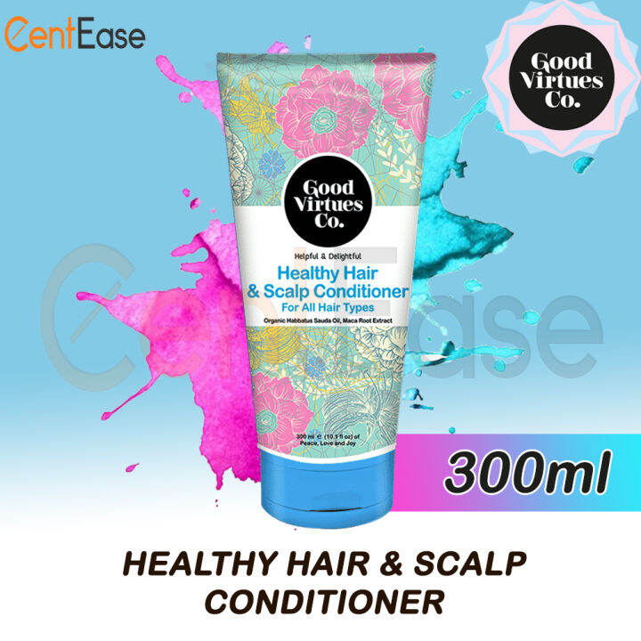 Good Virtues Co (GVC) Healthy Hair & Scalp Conditioner 300ml (Exp Oct