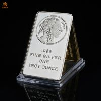 USA Fine Silver Bullion Bar Union Buffalo 1OZ One Troy Ounce Liberty Commemorative Coin Collectible Silver Bar Gift