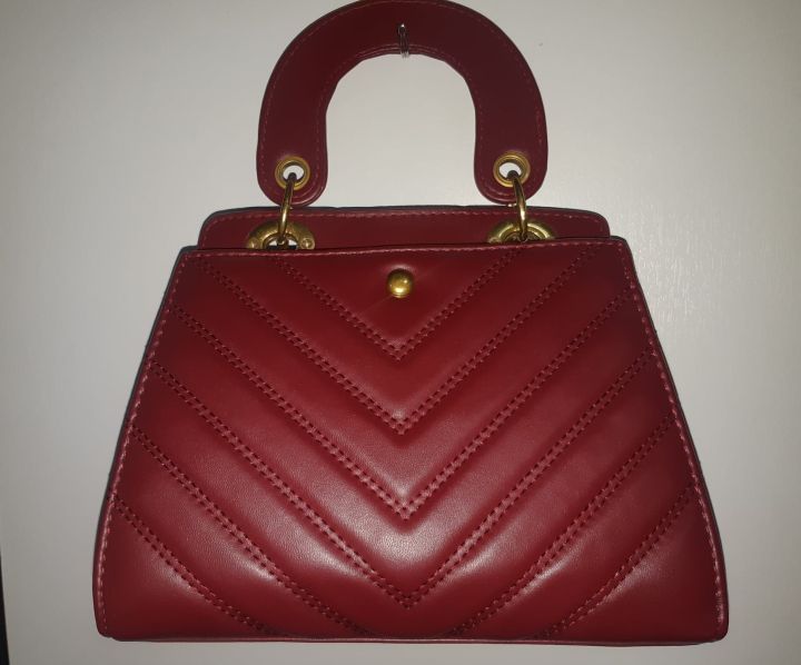 Red Geniune Leather women handbag/Women Bags/Bags And Travel