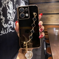 Maitus เคสสำหรับ OPPO Reno8 4G Reno8 5G Reno8 Pro 5G Reno8 T 4G Reno8 T 5G Reno8 Z 5G เคสพร้อมแผ่น6D หรูหรากรอบสี่เหลี่ยมเคสมือถือแวววาวกรอบป้องกันซิลิโคนด้านหลังผ้าคลุม