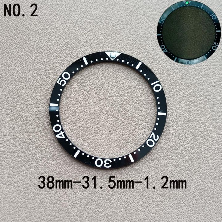 เซรามิคหนามเตยแบนราบ38มม-เคสใส่นาฬิกาแบบเซรามิคหนามเตยแบนอุปกรณ์ทดแทน007