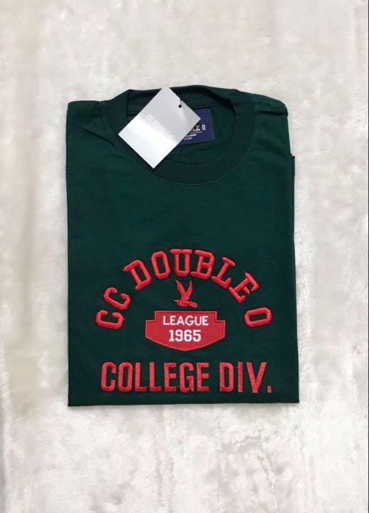 สินค้าขายดี-เสื้อยืด-cc-double-o-college-div-งานปัก-cc-oo-league-1965-college-div-cc-oo-no-12