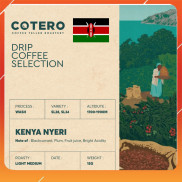 Cà Phê Phin Giấy Drip Bag Specialty Kenya Nyeri Washed - COTERO Coffee