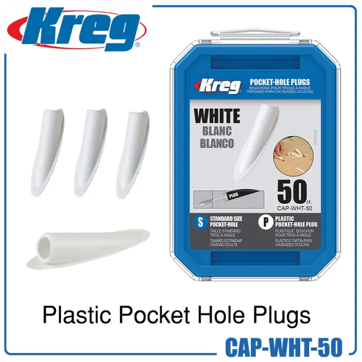 Kreg CAPWHT50 Plastic Pocket Hole Plugs Lazada PH