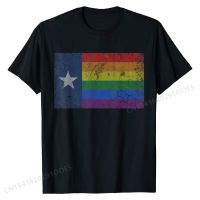 Texas LGBT T-Shirt Gay Pride Flag Shirt Geek Adult Tshirts Brand Cotton T Shirt Printed On